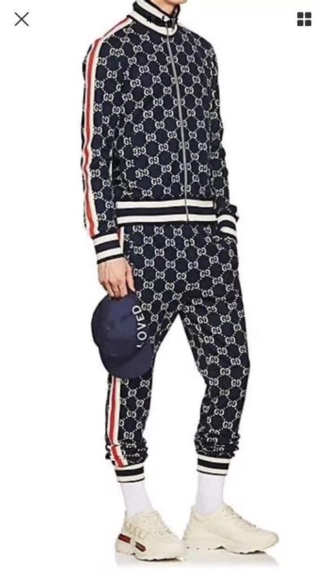 white gucci tracksuit for sale|Gucci jacquard tracksuit.